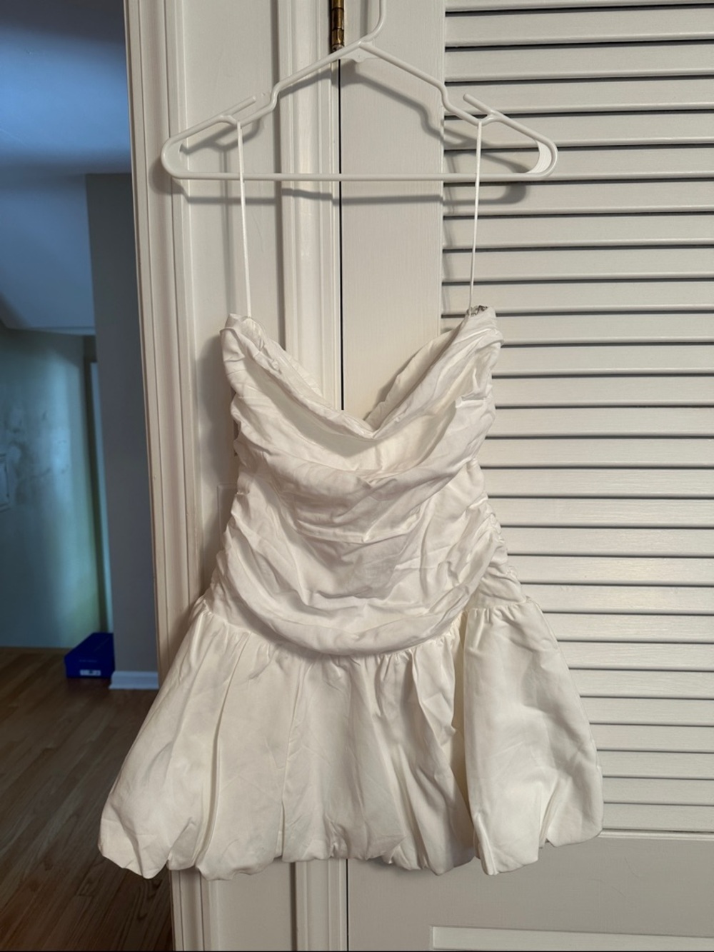 Princess Polly White Strapless Mini Dress